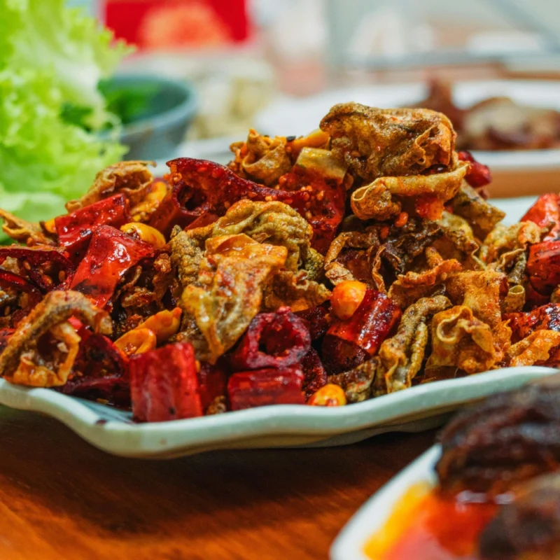 القائمة الأساسية الأطعمة الحارة والتوابل القوية